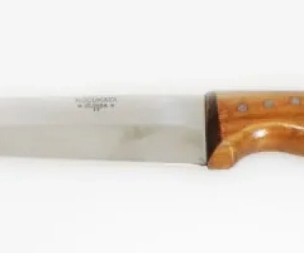 Küçükata Bursa İnce Küt Kasap Bıçağı No:4, 20 cm - Ahşap Sap