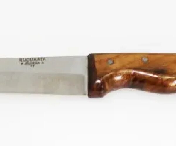 Küçükata Bursa Kalın Küt Kasap Bıçağı No:2, 15,5 cm - Ahşap Sap