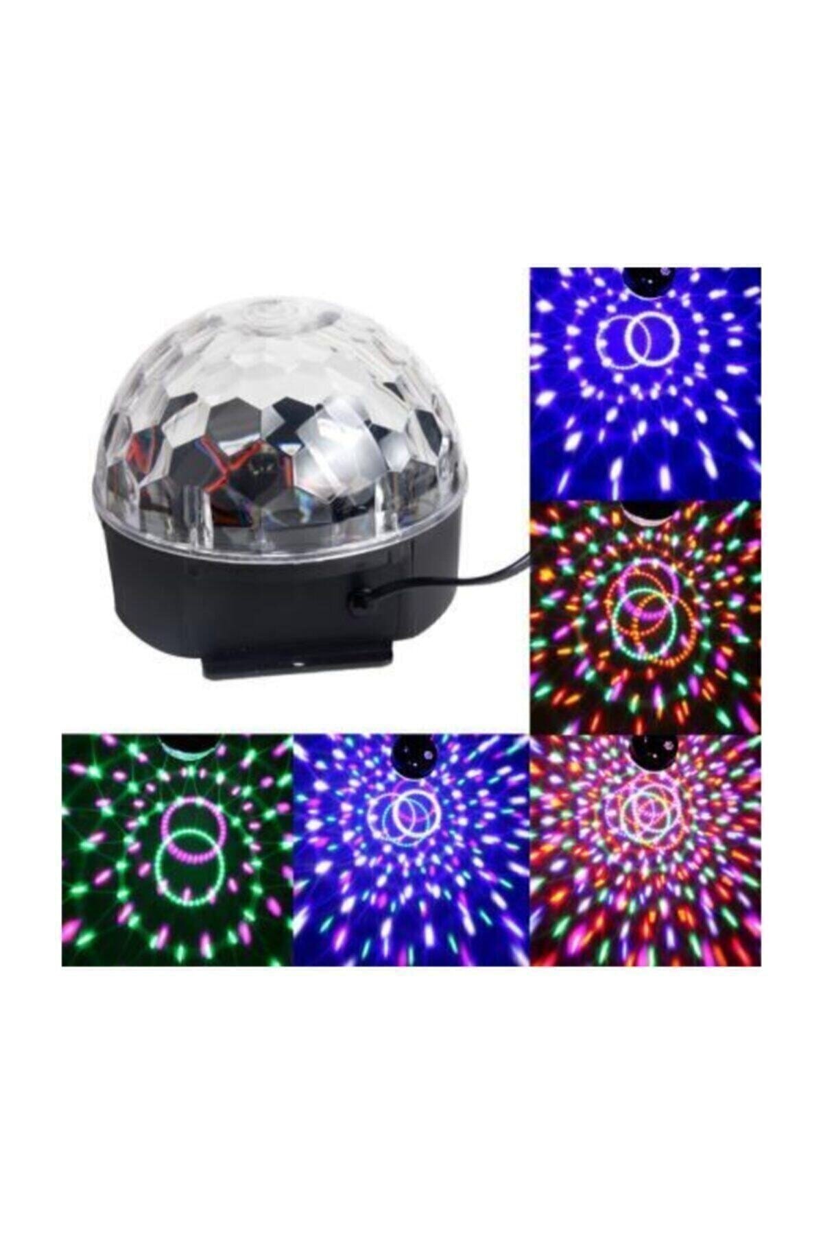 Kumalı Kristal Led RGB Disko Topu - Görsel 2