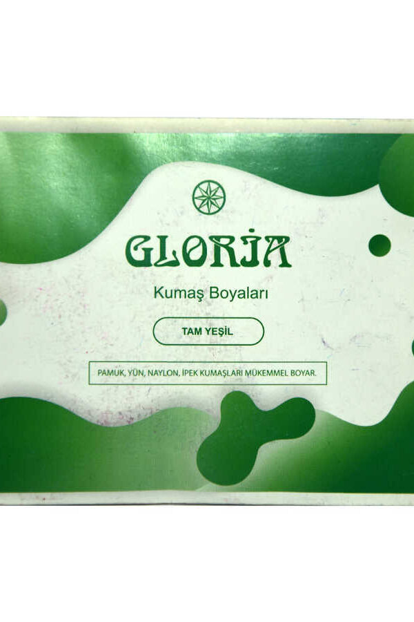 Kumaş Boyası Tam Yeşil 10 Gr Paket