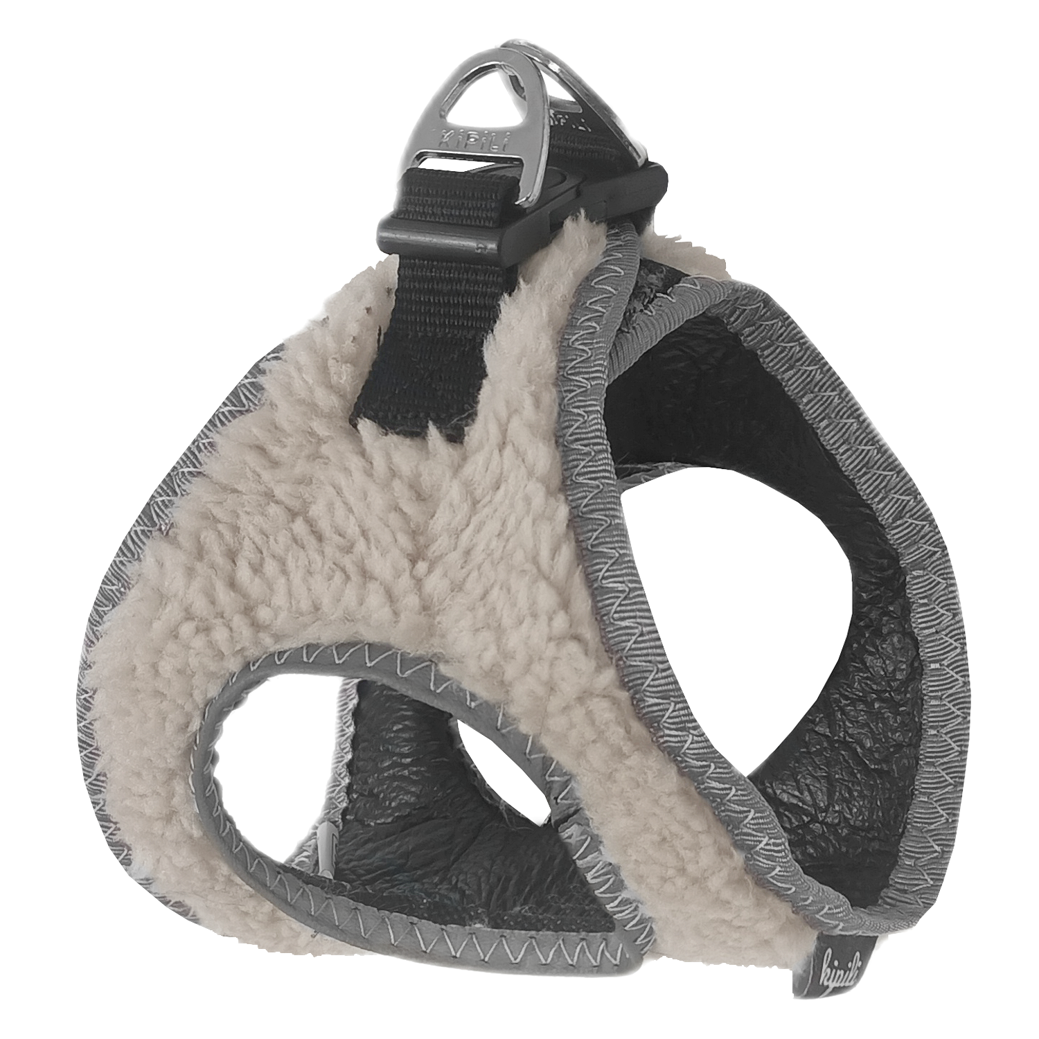 Üç Kilitli Kürklü Kedi Köpek Göğüs Tasması 24-28 cm XX-Small - Görsel 2