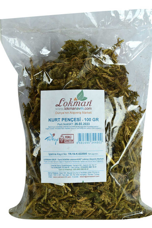 Kurt Pençesi Otu Doğal 100 Gr Paket