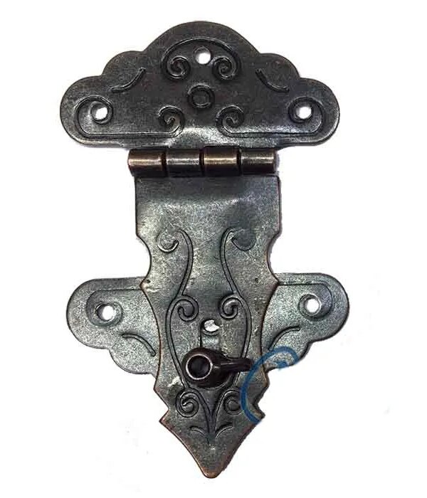 Kuyruklu Kilit, Sık, Kutu Askısı - 36x60mm, Oksit, 100 Adet