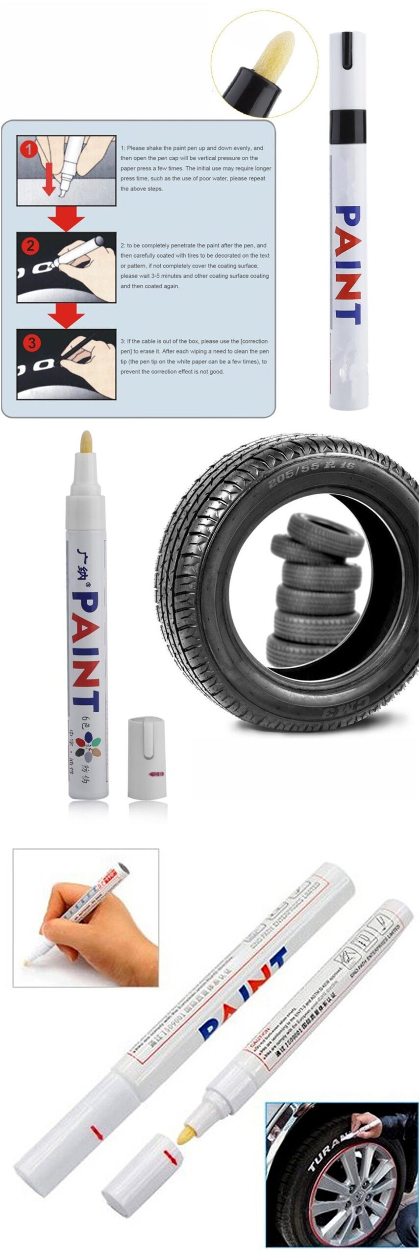 Lastik Yazı mi - Beyaz - Görsel 3