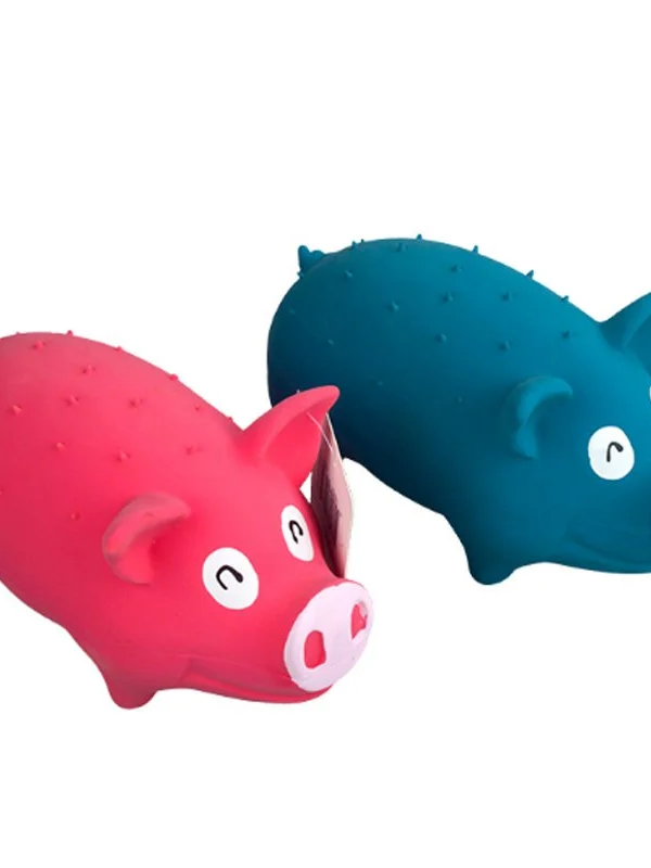 Latex Domuz Köpek Oyuncağı Sesli 21cm x 10 cm 1 Adet