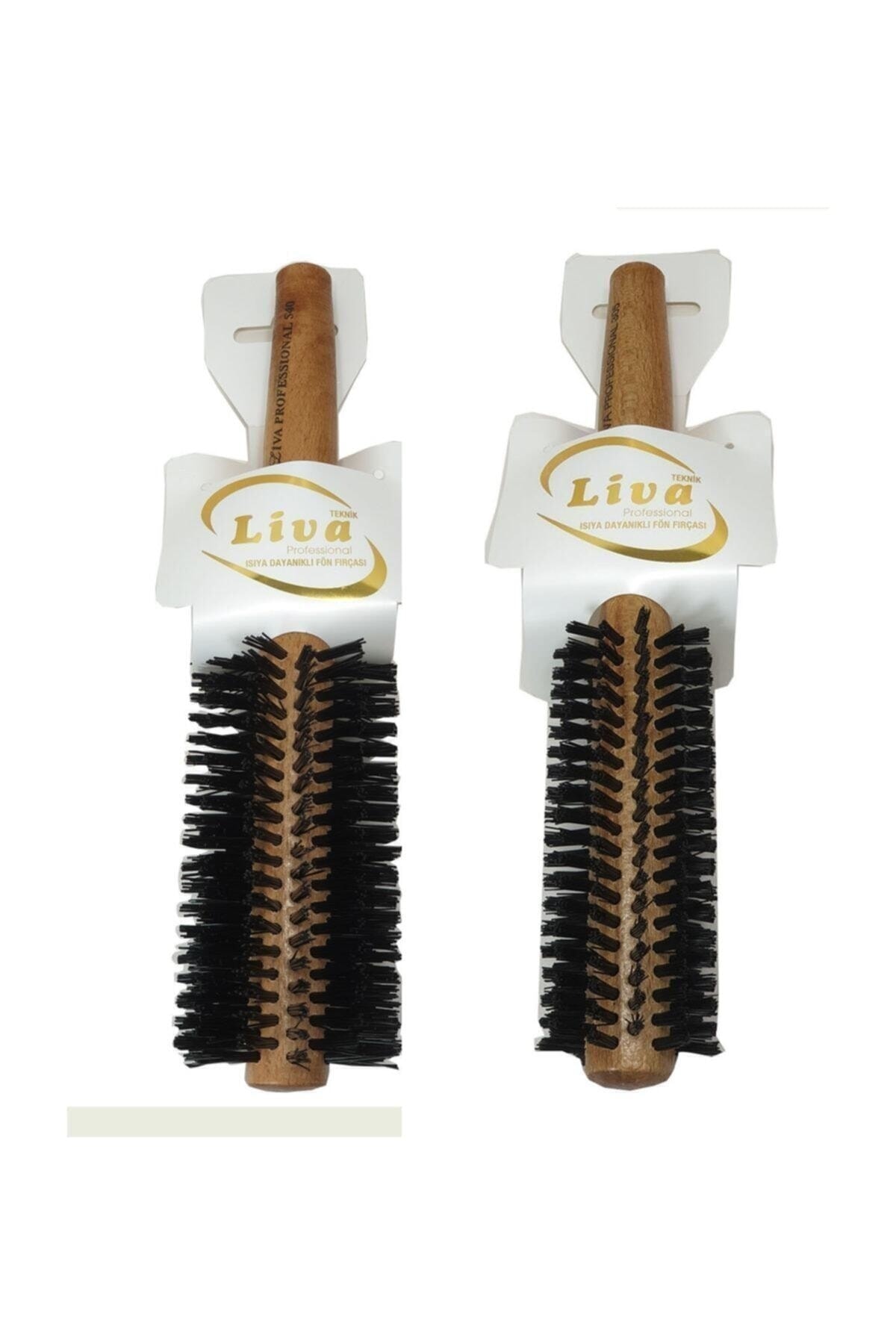 Liva 540-350 Fırçası Yanmaz Profesyonel Fön Fırçası 2 Adet