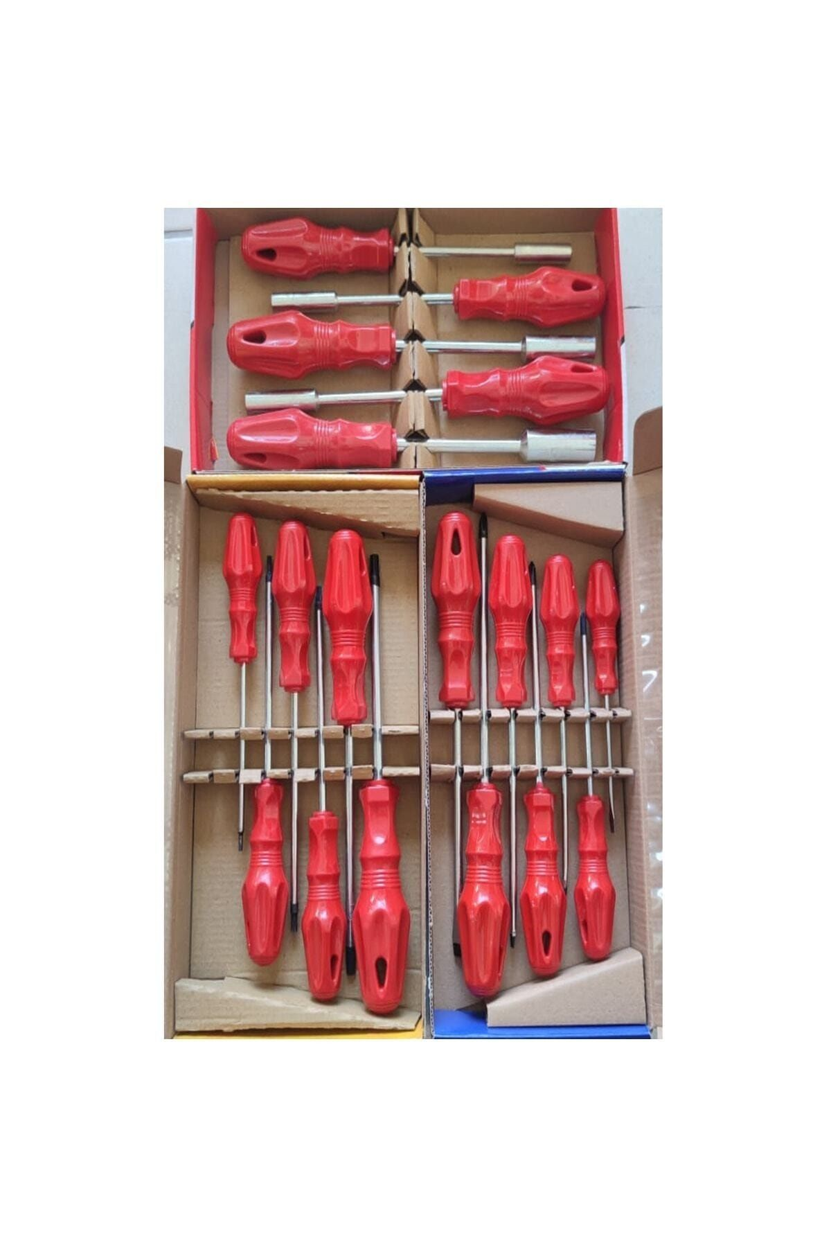 Lokma Tornida Torx Tornida Düz Yıldız Tornida Seti Takımı