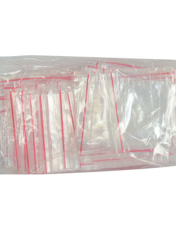 Kilitli Naylon Torba Poşet 5X5 Cm Şeffaf 100 Adet 1 Paket
