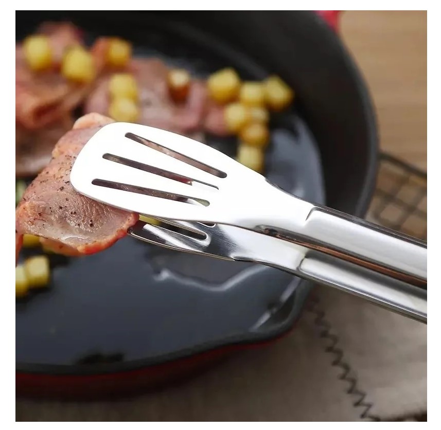 Maşa Paslanmaz Barbekü Maşası - 25 Cm Maşası - Görsel 4
