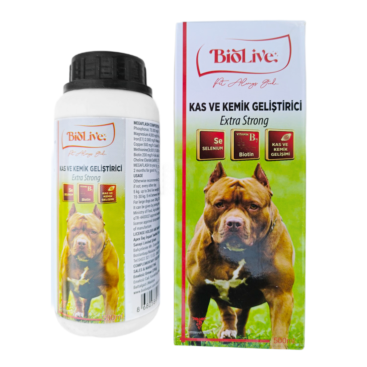 Biolive Kas ve Kemik Geliştirici+Biotin+Selenium 500ml - Görsel 2