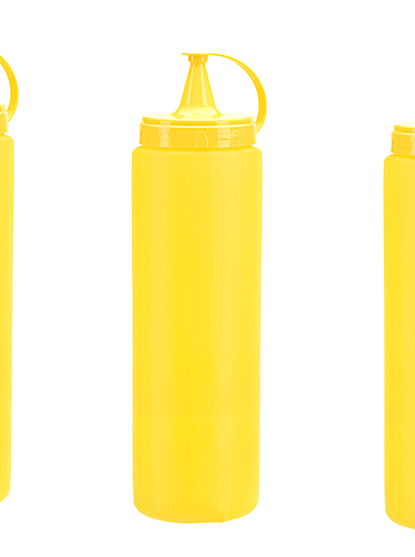 Mayonez Sos Şişesi - 1000ML Dev Boy Sarı 3 Adet