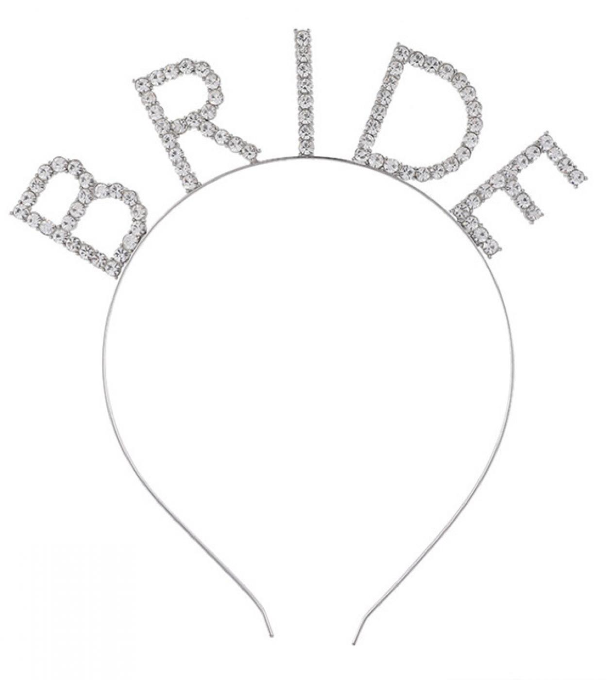 Bekarlığa Veda Mega Boy Kristal Taşlı Bride Taç 20X21 cm - Görsel 2