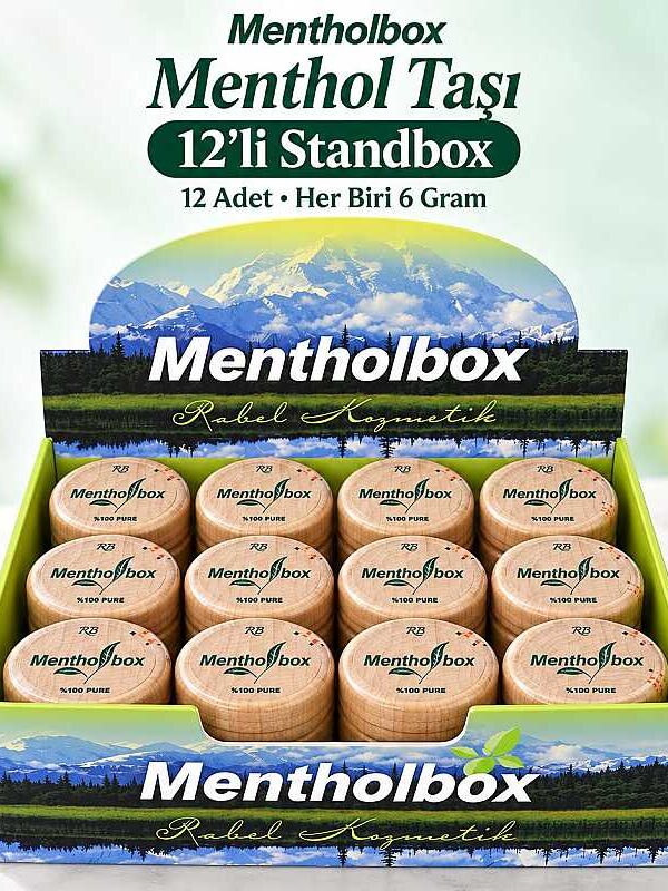 Taşı 6 Gram X 12 Adet - Spa ve Masaj Mentolü