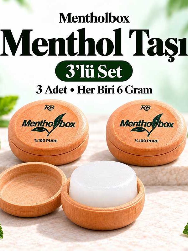 Taşı 6 Gram X 3 Adet - Spa ve Masaj Mentolü
