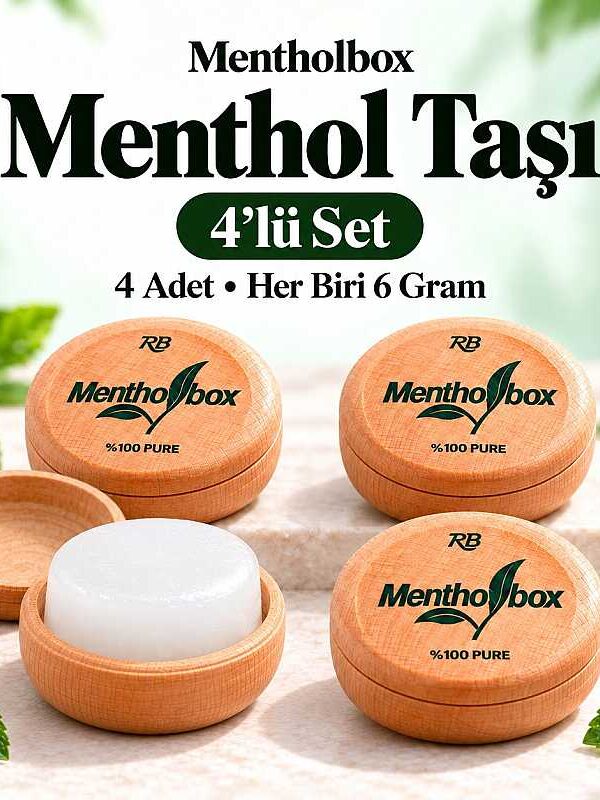 Taşı 6 Gram X 4 Adet - Spa ve Masaj Mentolü