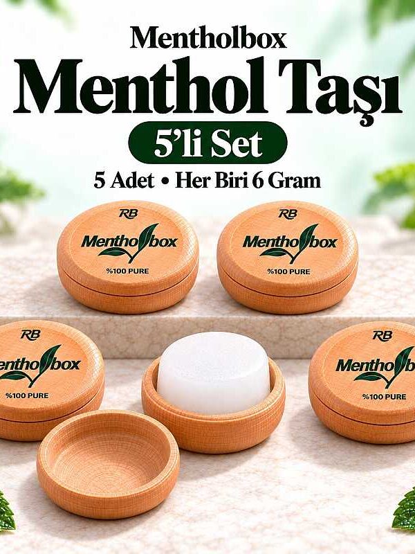 Taşı 6 Gram X 5 Adet - Spa ve Masaj Mentolü