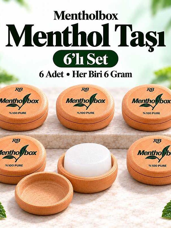 Taşı 6 Gram X 6 Adet - Spa ve Masaj Mentolü