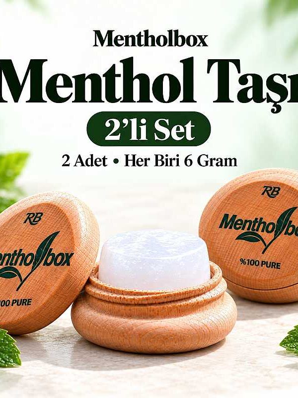 Taşı 6 Gram X 2 Adet - Spa ve Masaj Mentolü