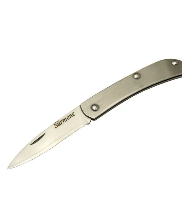 Metal Yerli Akarsu 15,5 cm Kamp / Outdoor Çakı  - Yarı Otomatik