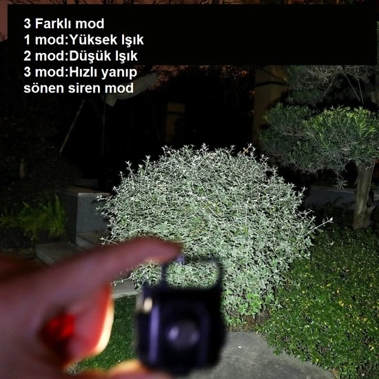 Mini 30 Ledli Mıknatıslı lık Flash Kamp Lambası Askılı Kapak Açacaklı Şarjlı Fener - Görsel 5