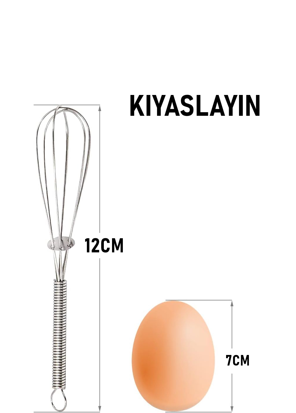 Mini Çırpıcı Çelik 6 adet - Görsel 2