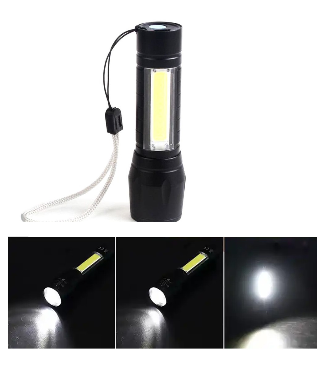 Mini Çok Güçlü Şarjli Xpe-Cob Led Wt-030