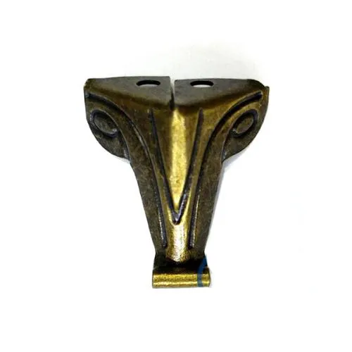 Moda  Sık Ayağı, Kutu Ayak 2,5 cm - Antik, 100 Adet