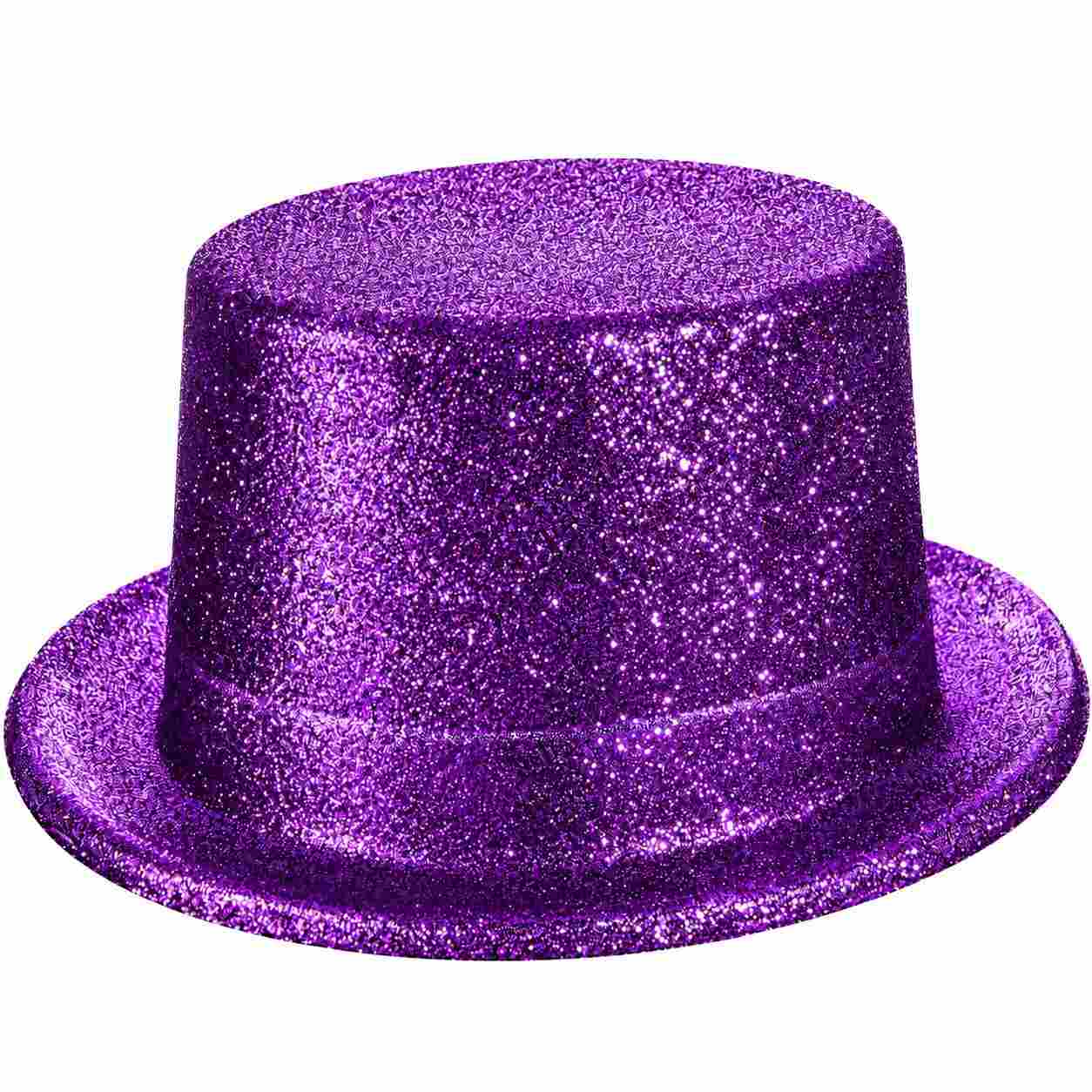 Mor Simli Glitter Silindir Parti sı