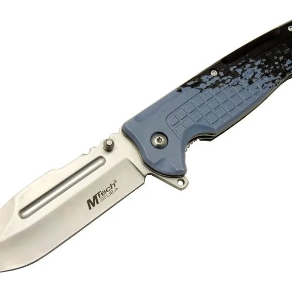 Mtech 4281 Mi Kamp Çakı 21cm - Yarı Otomatik, Kemerlikli, Oluklu