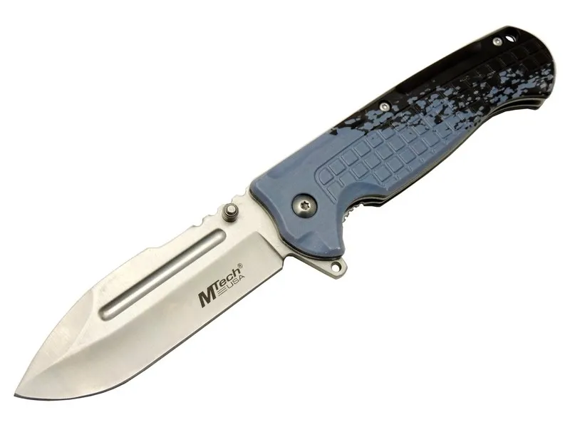 Mtech 4281 Mi Kamp Çakı 21cm - Yarı Otomatik, Kemerlikli, Oluklu