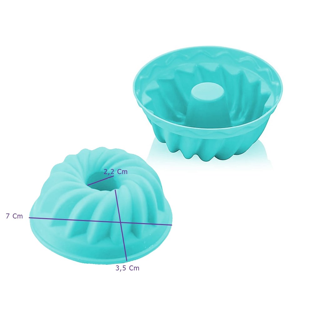 Muffin Kek Kalıbı 6 Adet - Görsel 3