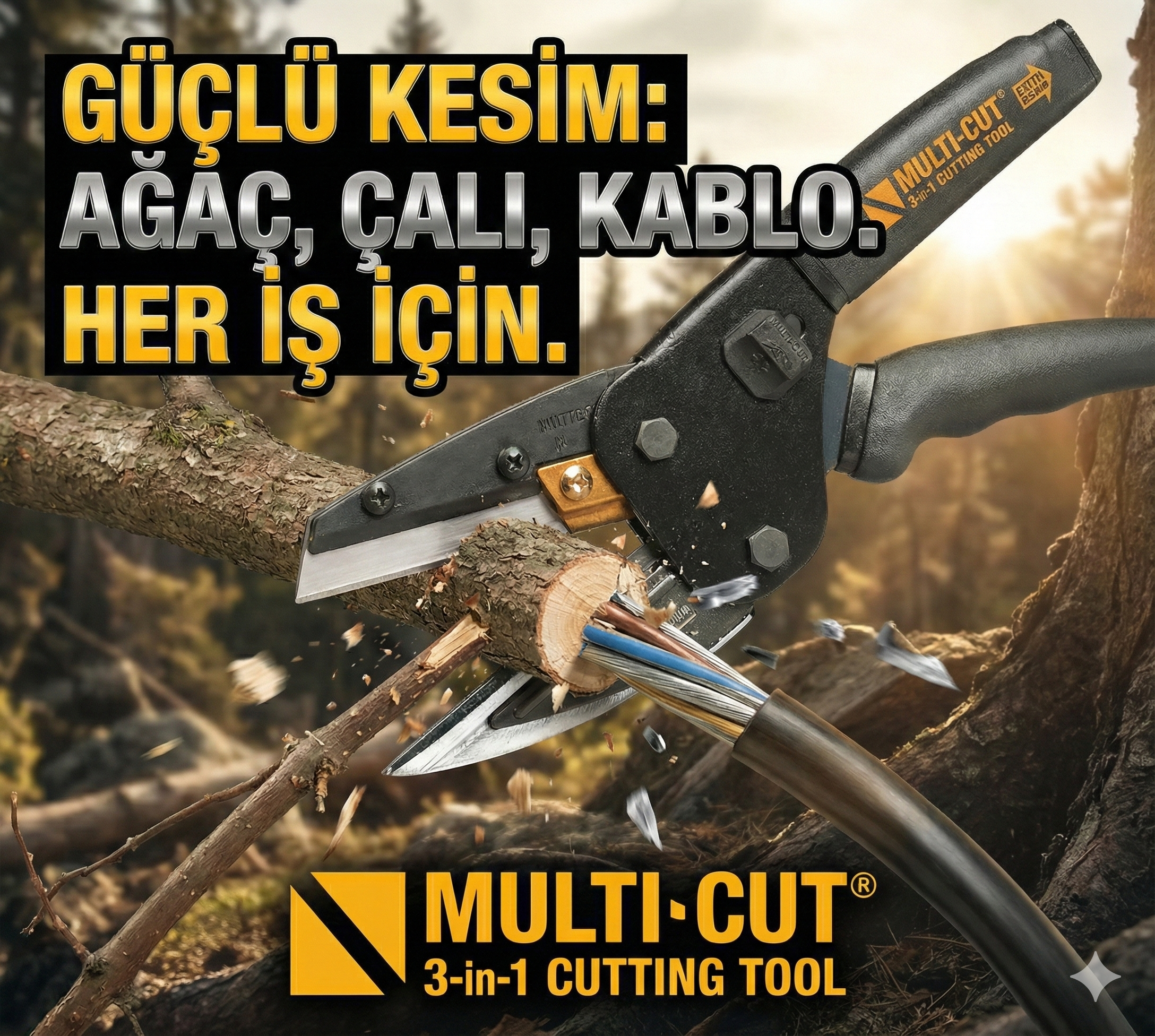 Multi Cutter Kalın Ve Sert Malzeme Kesme Aleti - Görsel 2