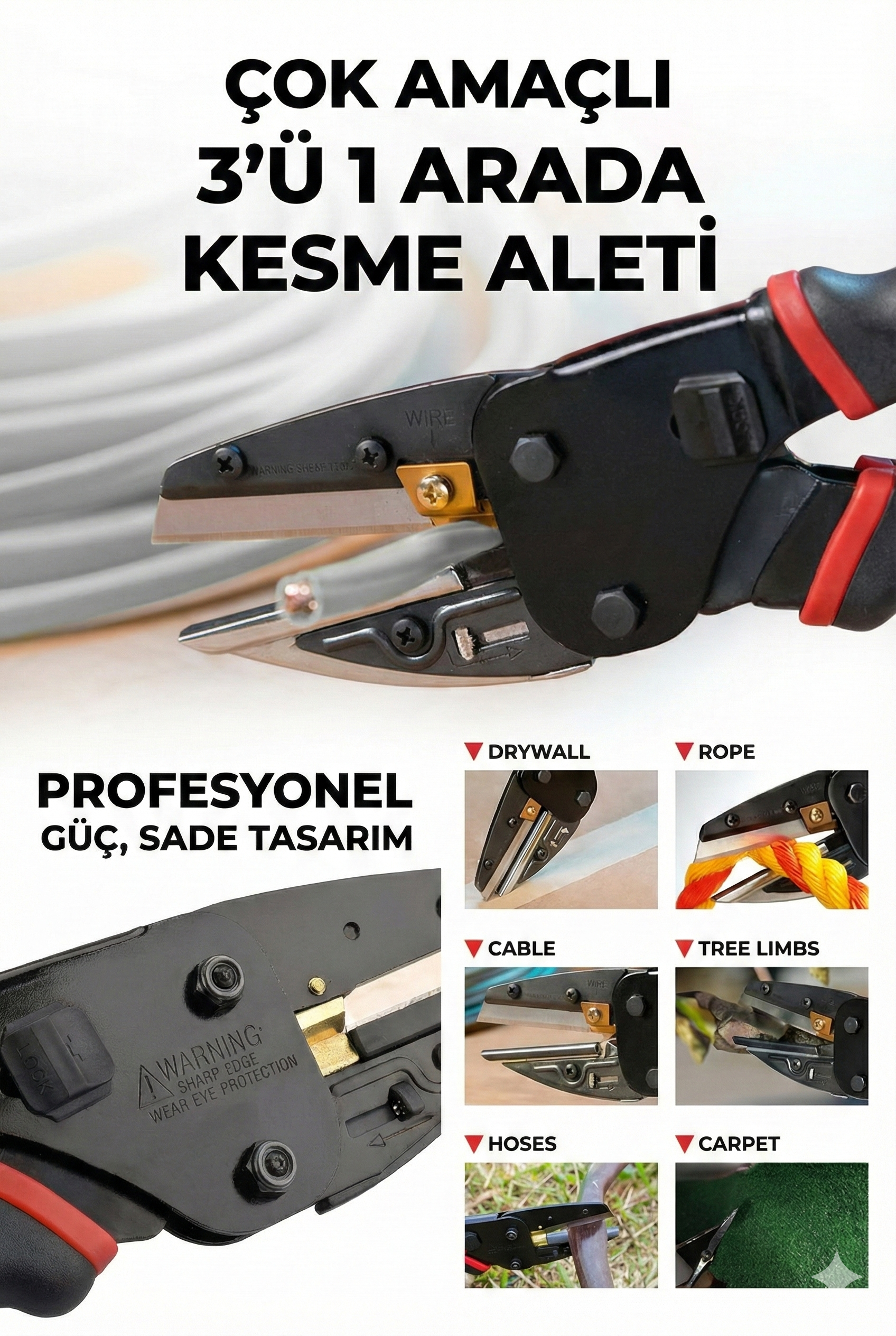 Multi Cutter Kalın Ve Sert Malzeme Kesme Aleti - Görsel 5