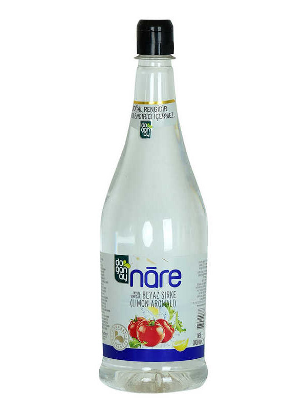 Nare Beyaz Sirke Limon Aromalı 1000 ML - Doğal Rengidir Rendirici İçermez