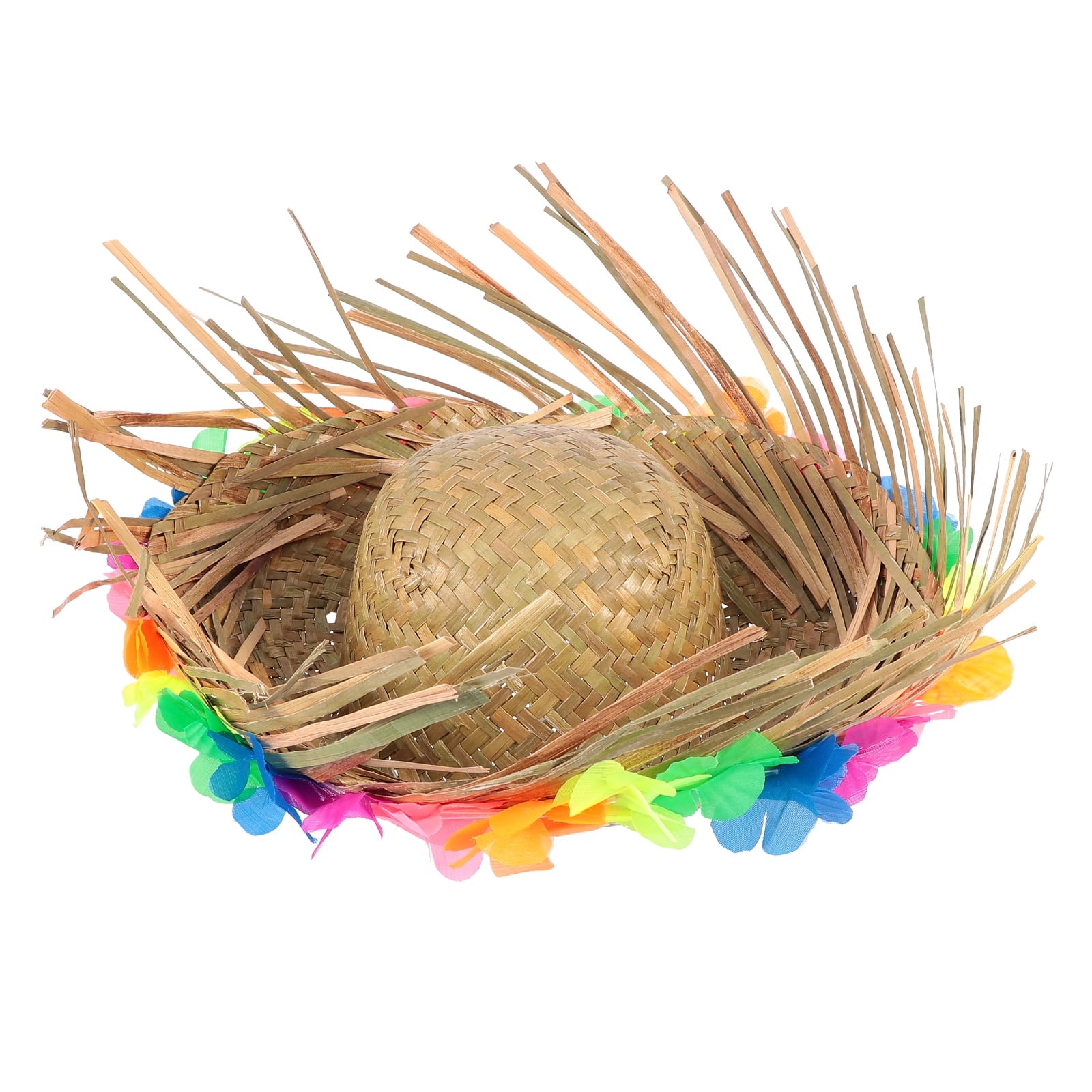 Naturel Renk Püsküllü Örme Hasır Hawaii Luau ha 13x36 cm - Görsel 5