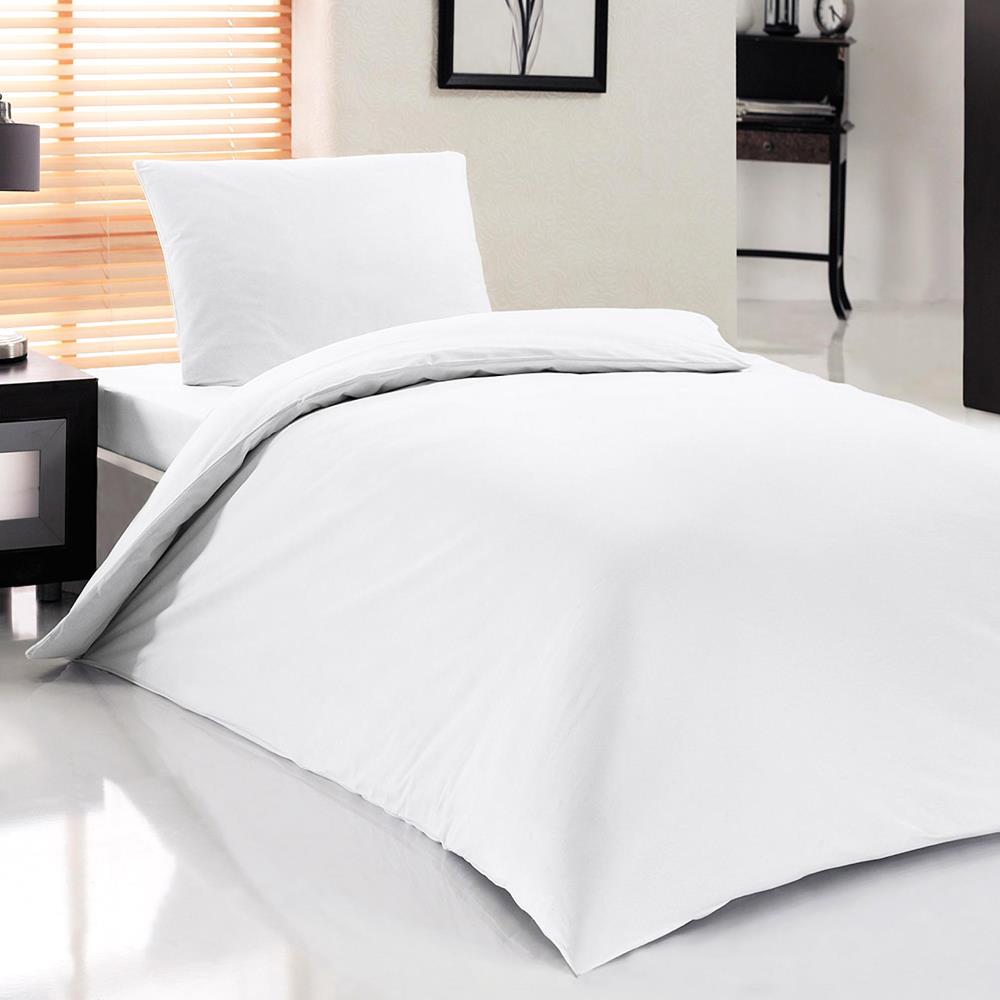 Otel Tipi Tek Kişilik Nev Takımı Beyaz
