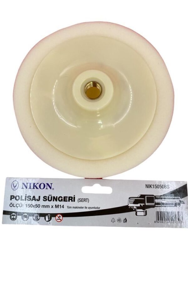 Nikon 15050BS Polisaj Süngeri 150 mm Beyaz Sert