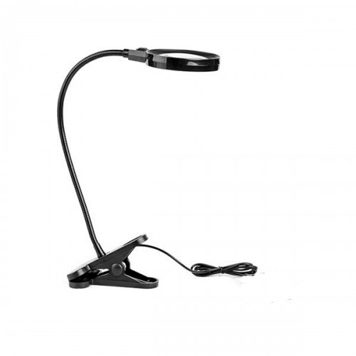 12 Led Clipsli Işıklı Büyüteç Işıklı Masa Lambası Çalışma Lambası - Görsel 4