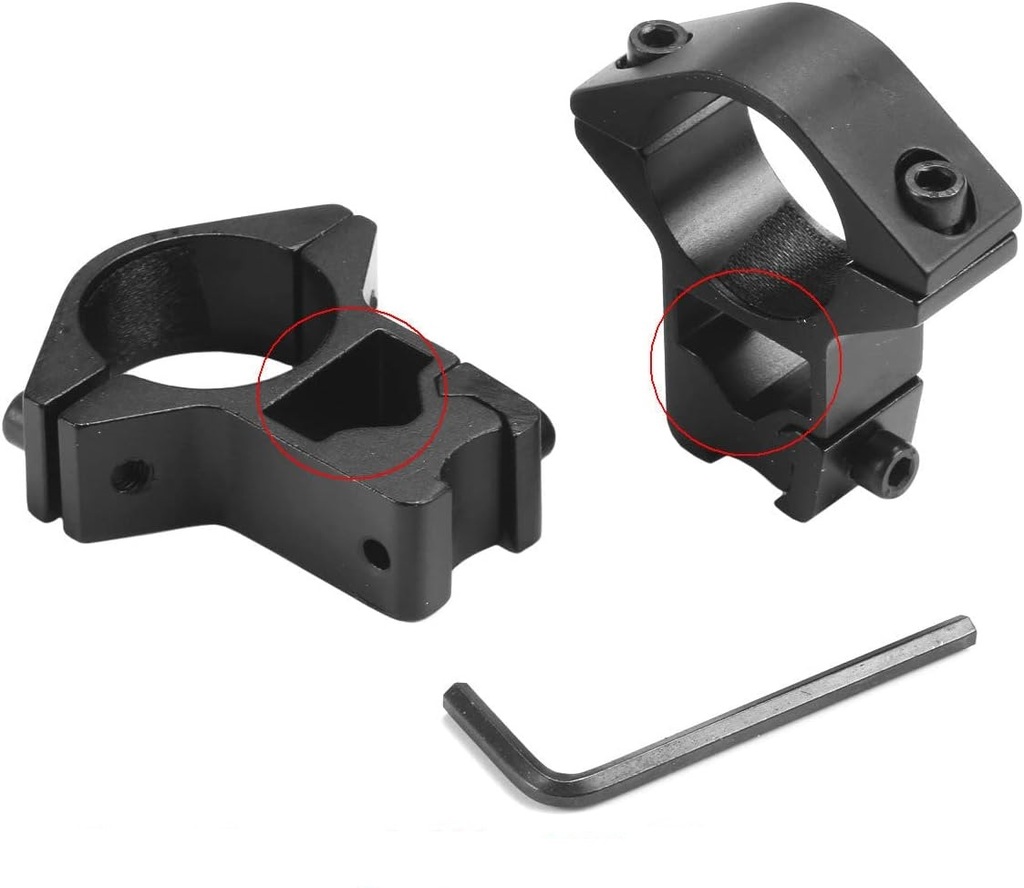 25.4mm dürbün için 11mm YÜKSEK Halı Ayağı - Görsel 4