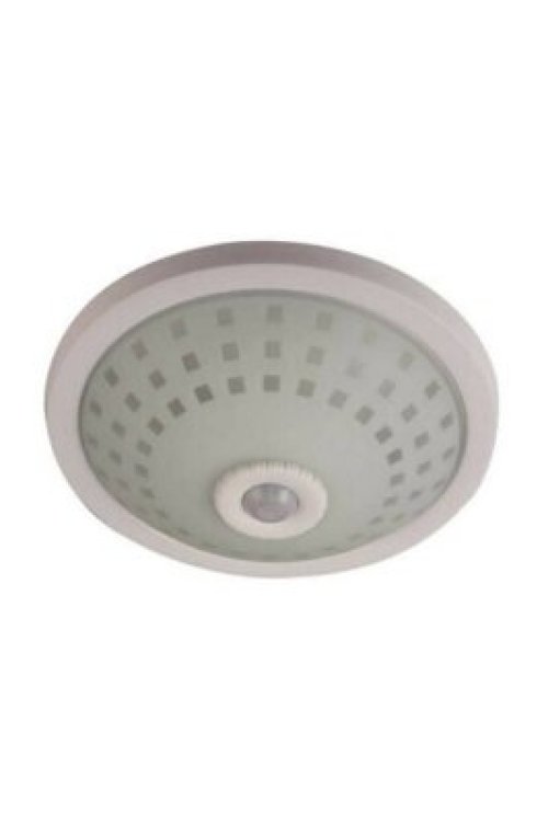 NİSALUCE E-2002 TAN ARMATÜR ( CAMLI  KAFES ) ( 360° HAREKET SENSÖRLÜ=5MT AI ) (2 ADET E27 AMPUL DUYLU )*12