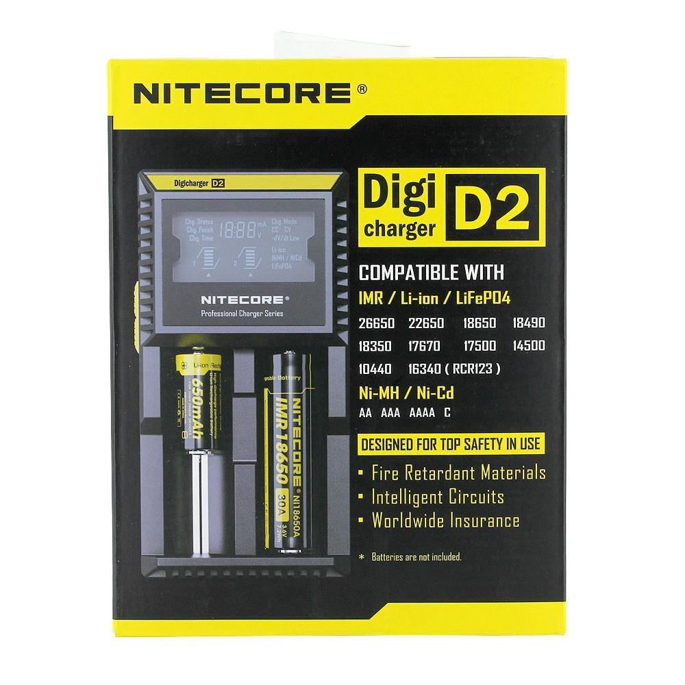 Nitecore D2 Digi Charger Li-ion / NI-CD / NI-MH / LifePO4 Dijital Pil Şarj