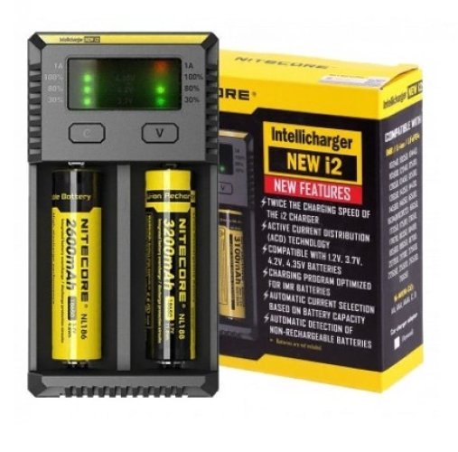 Nitecore New İ2 İntelli Charger Li-ion / NI-CD / NI-MH Pil Şarj