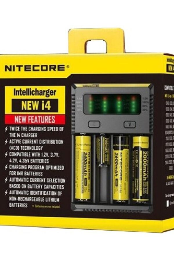 Nitecore New İ4 İntelli Charger Li-ion / NI-CD / NI-MH Pil Şarj