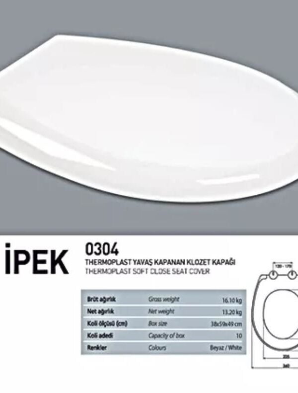 NKP İpek Amortisörlü+Tak Çıkar Klozet Kapağı