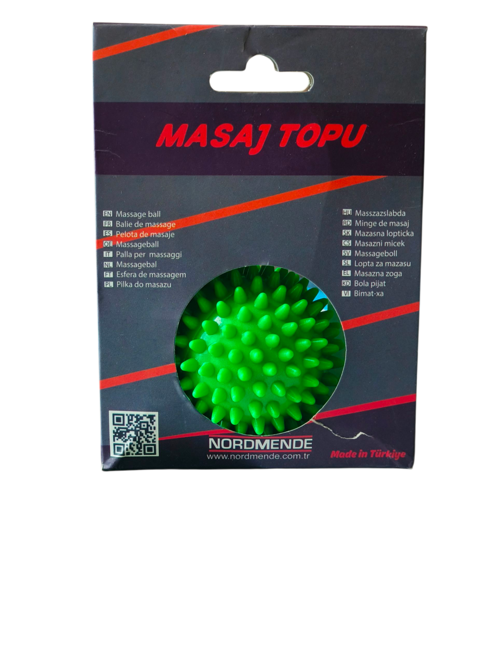Dikenli Masaj Topu Orta Boy 7,5 CM - Görsel 2