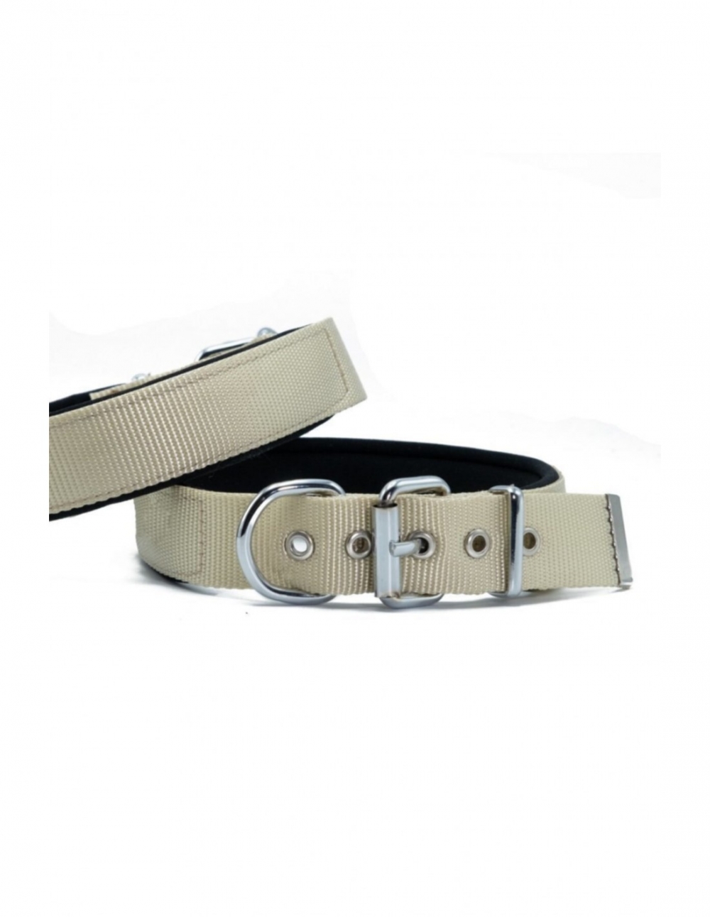 Softlu Köpek Boyun Tasması 3 cm 42 cm-50 cm Haki - Görsel 2