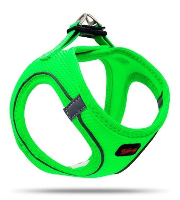 Köpek Göğüs Tasması XSmall 32x36 cm Neon Yeşil