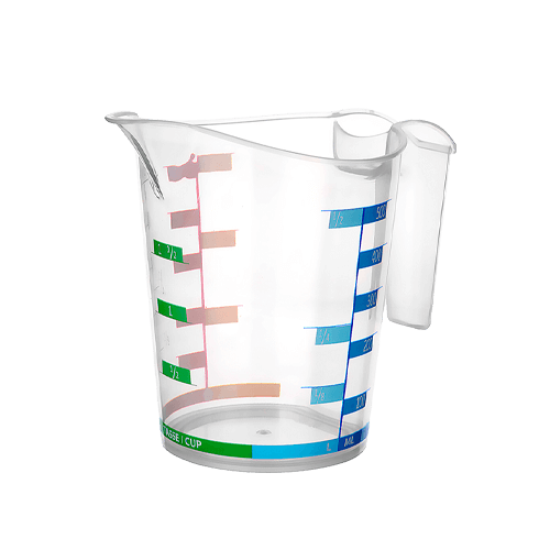 Ölçü Kabı Dereceli Renkli 1000 ML + 500 ML Set - Görsel 3