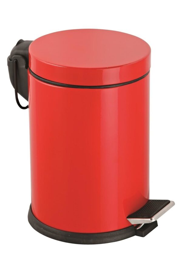 Onno Kırmızı Pedallı  Kovası 5 Litre