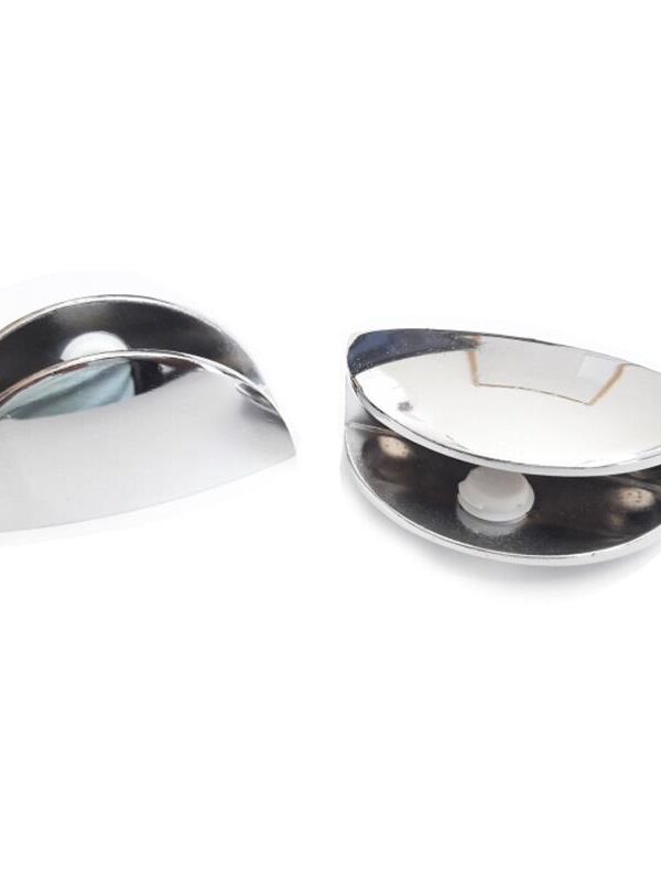 Oval Krom Etejer Camı Tutucu Takımı